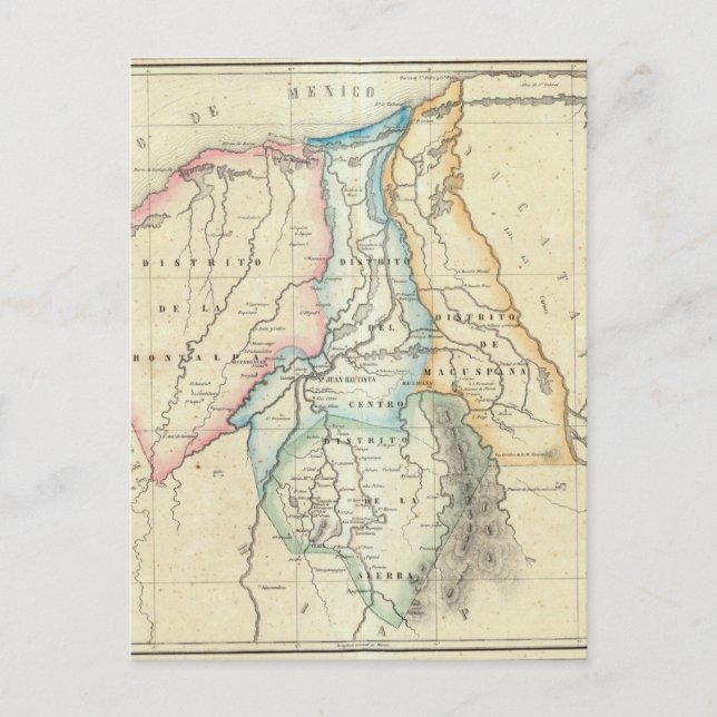 Tabasco, Mexiko Vykort (Framsida)