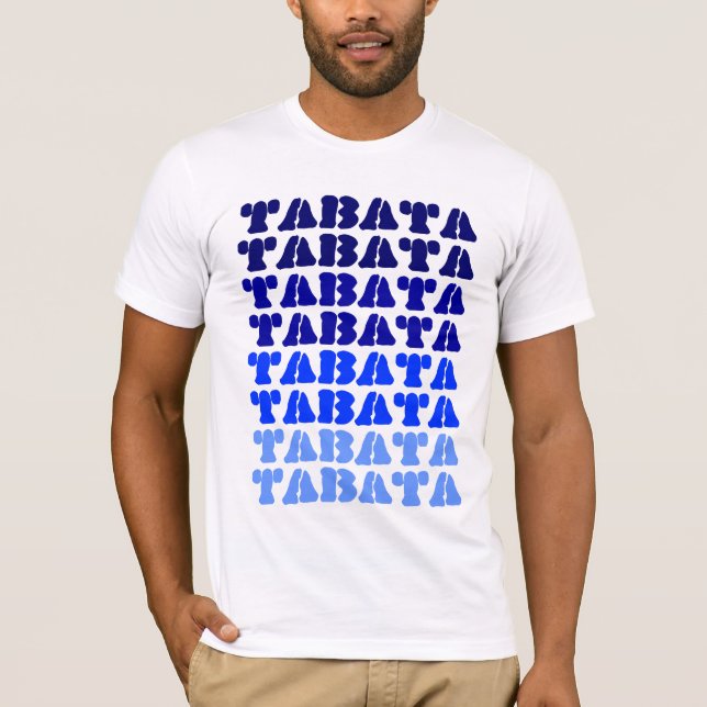 Tabata på grå färg förstörd utslagsplats tee shirt (Framsida)