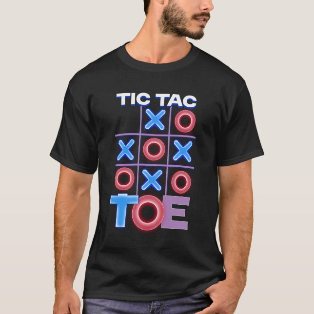 Tabbnummer för Neon Glow Tic T Shirt (Framsida)