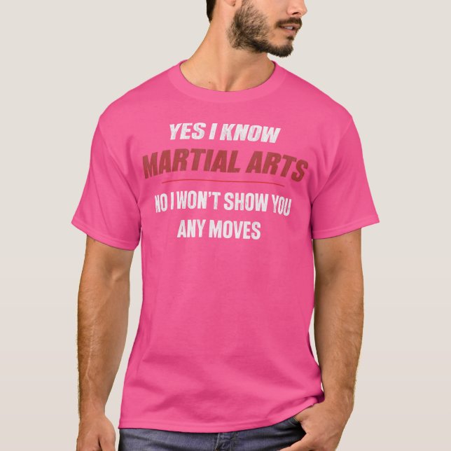Tabbw för handledare för Student vid martialkonste T Shirt (Framsida)
