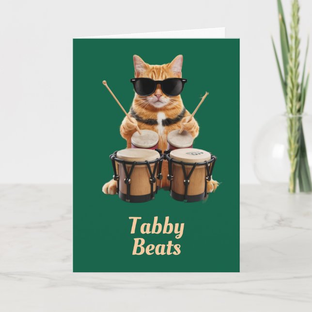 Tabby Bongo Player Kort (Framsida)