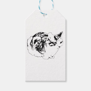 Tabby Gift Märkre, Merry Avslutar Presentetikett