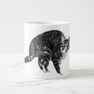 Tabby Glow av Vinterfönster Jumbo Mugg