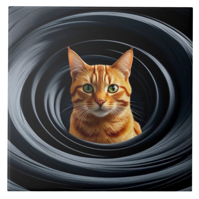 Tabby Gyre Decorative Tile Kakelplatta (Framsidan)