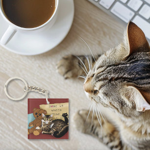 Tabby Home Burgundy Cat