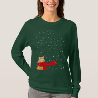 Tabby kärlek Snö T Shirt