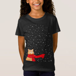 Tabby kärlek Snö T Shirt