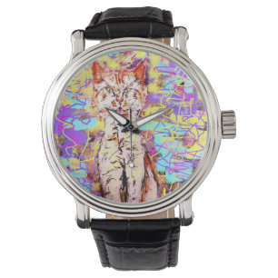 tabby katt armbandsur