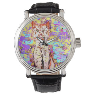 tabby katt armbandsur