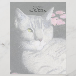 Tabby katt brevhuvud