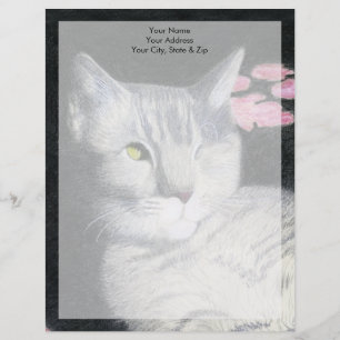 Tabby katt brevhuvud