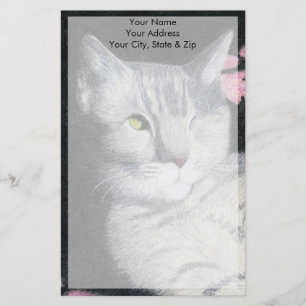 Tabby katt brevpapper