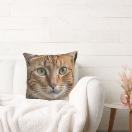 Tabby katt Dekorativ kudde