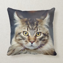 Tabby katt Dekorativ kudde