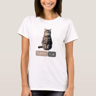 Tabby katt Embrace the Allure of Stripe T-Shirt