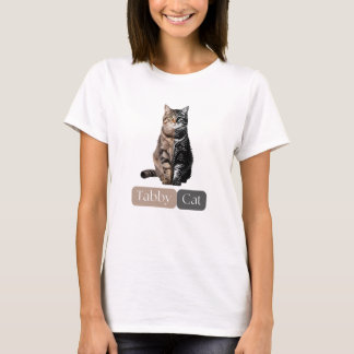 Tabby katt Embrace the Allure of Stripe T-Shirt