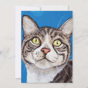 Tabby katt-färgkort med platt stil