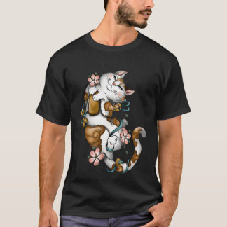 Tabby katt flicka t shirt