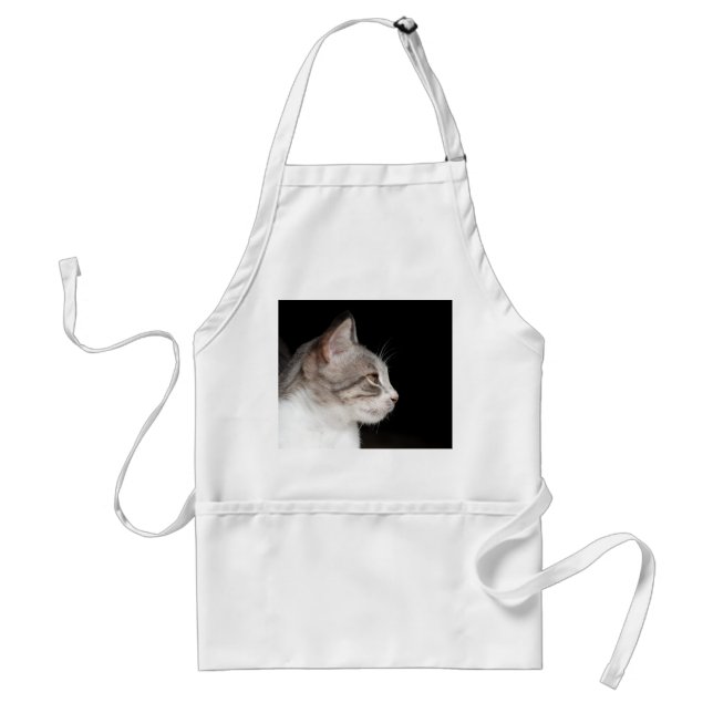 Tabby katt förkläde (Framsidan)