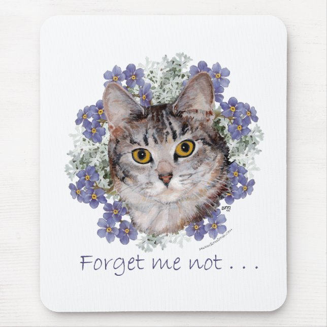 Tabby Katt Glömskhet Musmatta (Framsidan)