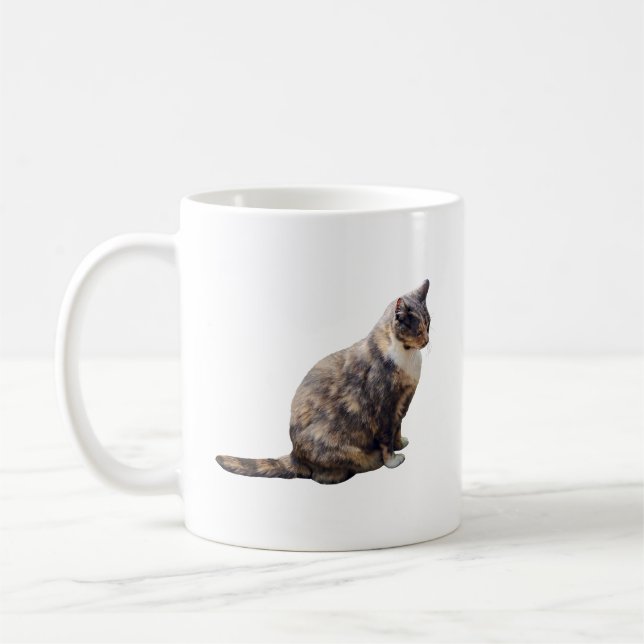 Tabby katt i Brunius skuggor Kaffemugg (Vänster)