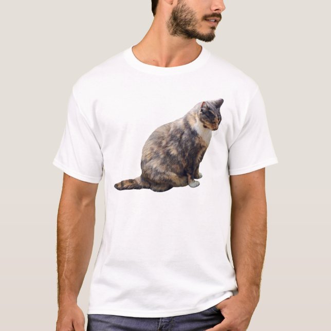 Tabby katt i Brunius skuggor T Shirt (Framsida)