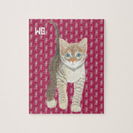 Tabby Katt Jigsaw Pussel
