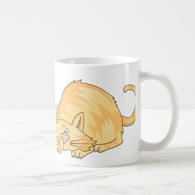 tabby katt kaffemugg (Höger)
