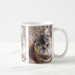 TABBY KATT KAFFEMUGG