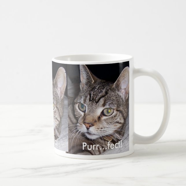 Tabby katt kaffemugg (Höger)