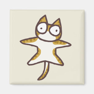 Tabby katt magnet