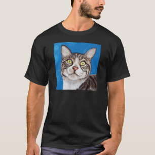 Tabby katt-målning tröja