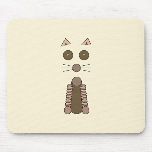 Tabby katt musmatta (Framsidan)