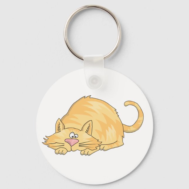 tabby katt nyckelring (Framsida)