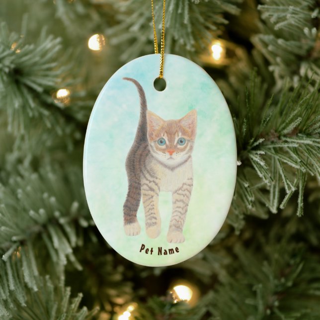 Tabby katt Ornament (Träd)