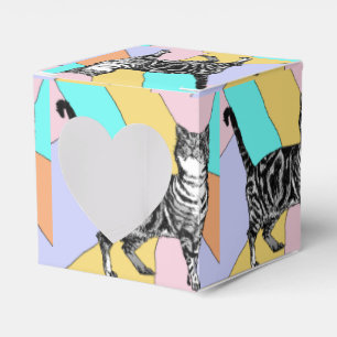Tabby katt Pastel Birthday Cats Cake Favoritbox Presentaskar