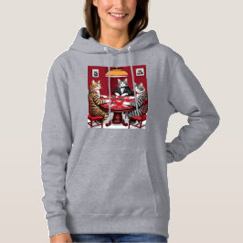 Tabby katt Poker T Shirt