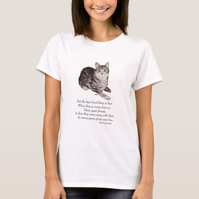 Tabby Katt Regnbågsbron Tee (Framsida)