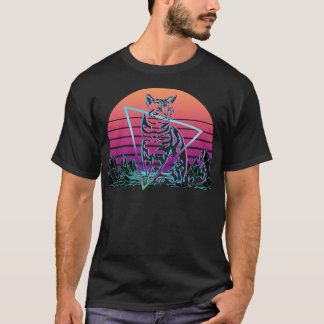 Tabby katt Retro Premium T Shirt