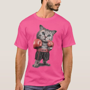 Tabby katt som Boxing Champion Boxer T Shirt