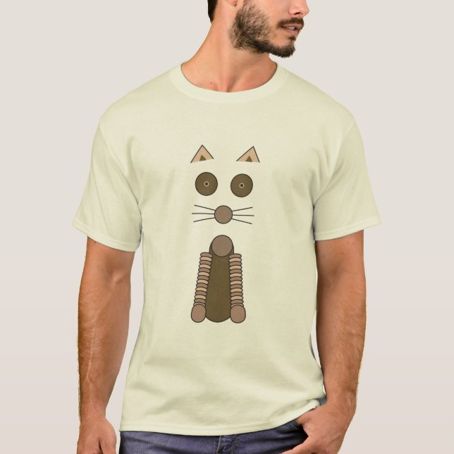 Tabby katt tee (Framsida)