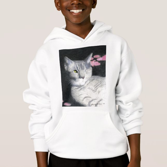 Tabby katt tee shirt (Framsida)