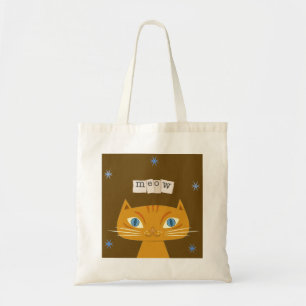 Tabby katt Tote Bag Tygkasse
