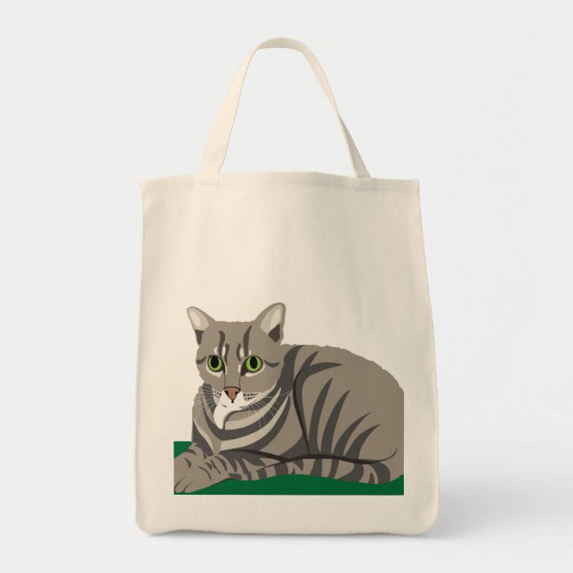 Tabby Katt Tygkasse (Framsidan)