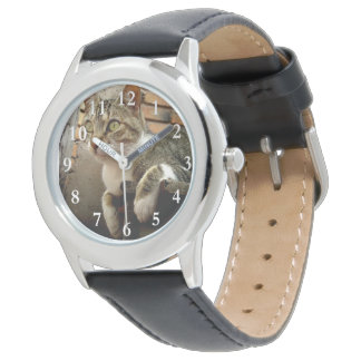 Tabby katt Wrist Watch Armbandsur