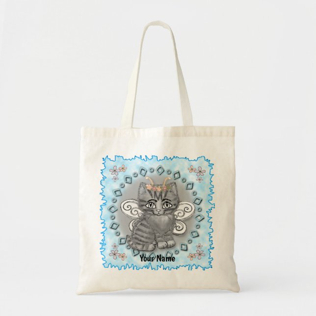 Tabby Kattälva  Tygkasse (Framsidan)