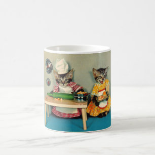 tabby Kattchef och kattassistent Kaffemugg