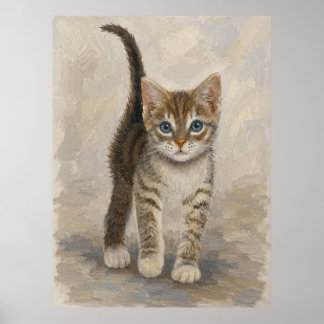 Tabby Kattunge Poster