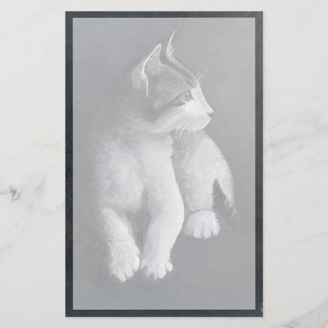 Tabby Kitten Brevpapper (Framsida)