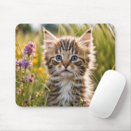 Tabby Kitten i Land Meadow Musmatta